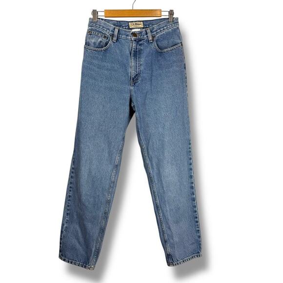 L.L. Bean Denim - L.L. Bean Jeans Womens 10 Regular Medium Wash Classic Fit High Rise Mom Vintage